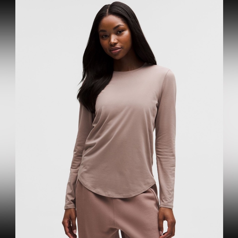 Lululemon Love Long-Sleeve Shirt, Ashen rose, Pink, 4